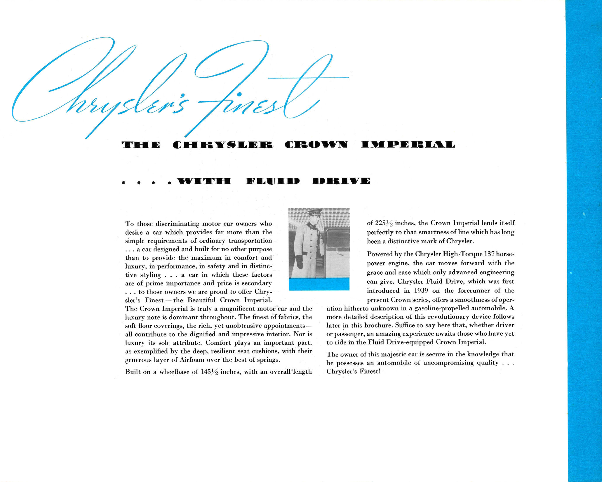 1940 Chrysler Crown Imperial Brochure Page 15